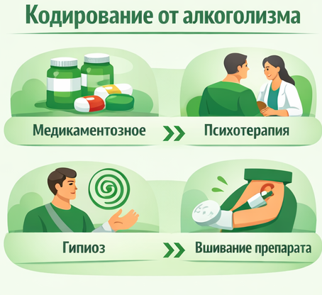 кодирование от алкоголизма в Берёзовском Санати